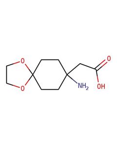Astatech 2-(8-AMINO-1,4-DIOXASPIRO[4.5]DECAN-8-YL)ACETIC ACID; 0.1G; Purity 95%; MDL-MFCD04115605